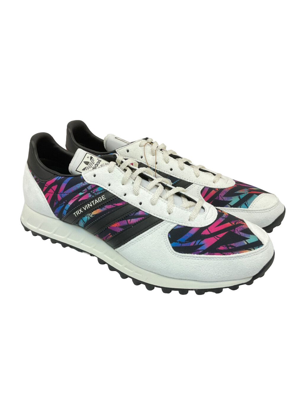 adidas Men's Low-Cut TRX Vintage Athletic Sneakers HQ9851 White/Multi Size 13M